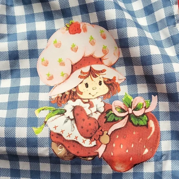 NWT 🍓 Strawberry Shortcake Blue Gingham Shorts - Picture 3 of 11